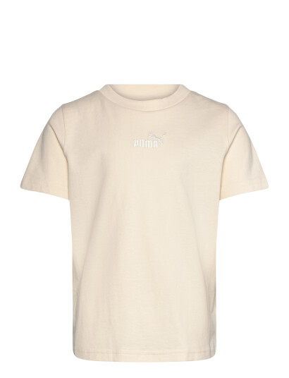 PUMA Ess Small No.1 Logo Centered Tee B Cream 152 PUMA Ess Small No.1 Logo Centered Tee B Cream 152