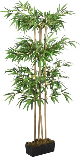 Kunstig bambustre 988 blader 150 cm grønn Kunstig bambustre 988 blader 150 cm grønn