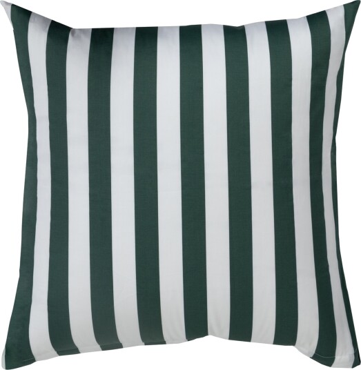 Borg Living Putetrekk - 100% Bomullssateng - Nordic Stripe grønn - Stripete - 60x63 cm