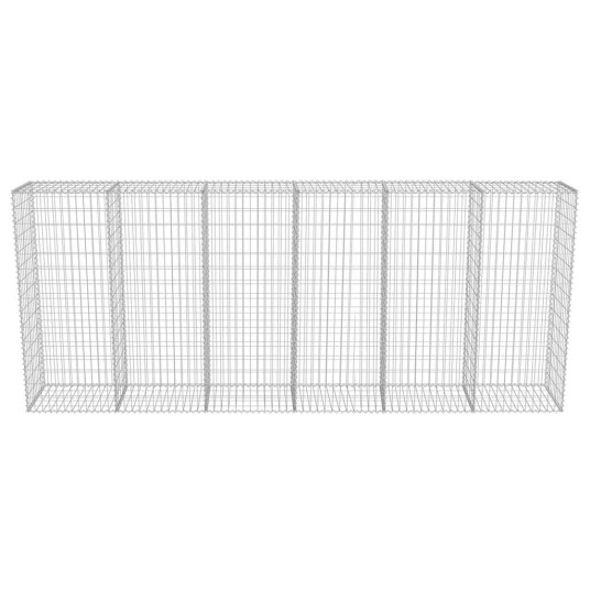  Gabion med topp- og bunnlokk galvanisert stål 300x50x150 cm