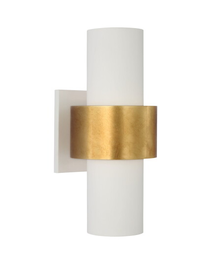 Visual Comfort Chalmette Layered Sconce Plaster White and Gild Visual Comfort Chalmette Layered Sconce Plaster White and Gild