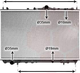 VAN WEZEL 32002116 Radiator motorkjøling