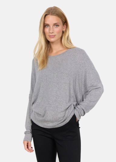 Soya Concept Sc-Biara 1 Med. Grey Melange L Strikket