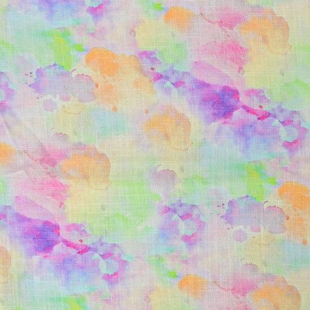 Balsløw Lin/Viskose Jersey Stoff 1245 Batikk 50cm