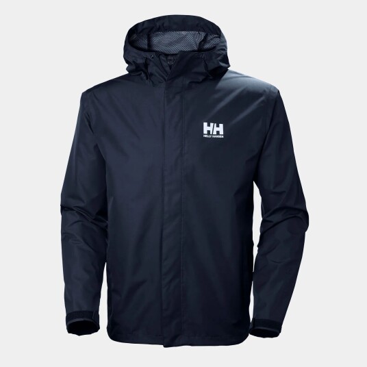 Helly Hansen Herre Seven J Utendørs Regnjakke Marineblå 4XL Helly Hansen Herre Seven J Utendørs Regnjakke Marineblå 4XL