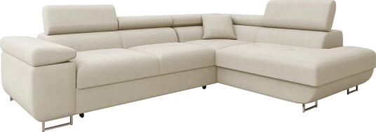 Gabina Sofa med Sjeselong 3 seter Beige Gabina Sofa med Sjeselong 3 seter Beige