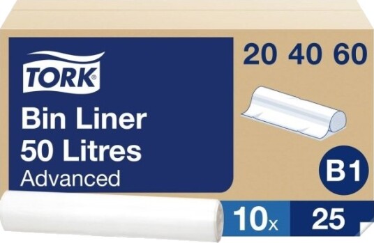 Tork 204060 50 L Gjennomsiktig 25 Stykker 360 Mm 70 Mm 70 Mm Tork 204060 50 L Gjennomsiktig 25 Stykker 360 Mm 70 Mm 70 Mm