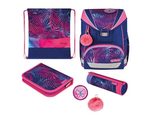 Herlitz Ultralight Plus Tropical Chill Pennal Pencil Pouch Skolesekk Sportsbag Jente Barneskole Ryggsekk 15 L Forlomme Sidelomme Herlitz Ultralight Plus Tropical Chill Pennal Pencil Pouch Skolesekk Sportsbag Jente Barneskole Ryggsekk 15 L Forlomme Sidelomme