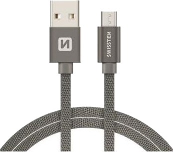 Swissten 71522302 2 M Usb A Micro-Usb B 0,48 Gbit/S Grå
