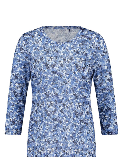 Gerry Weber T-Shirt 3/4 Sleeve - Blue - 36 Gerry Weber T-Shirt 3/4 Sleeve - Blue - 36