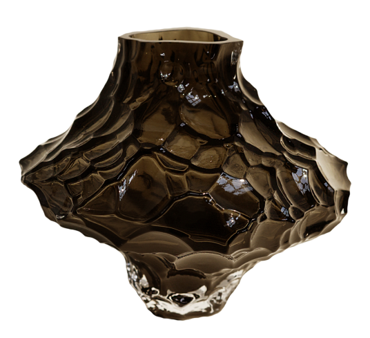 Hein Studio Canyon Large vase 23 cm New smoke Hein Studio Canyon Large vase 23 cm New smoke