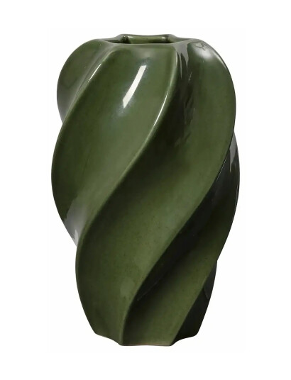 Broste Copenhagen Odette Vase Green H 24CM