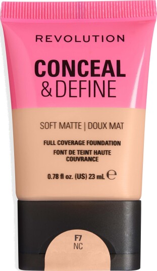 Revolution Beauty London Conceal and Define Soft Matte Tube Foundation