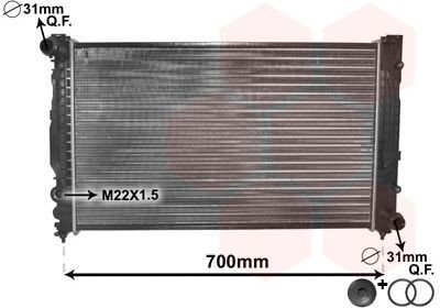Radiator VAN WEZEL 03002124
