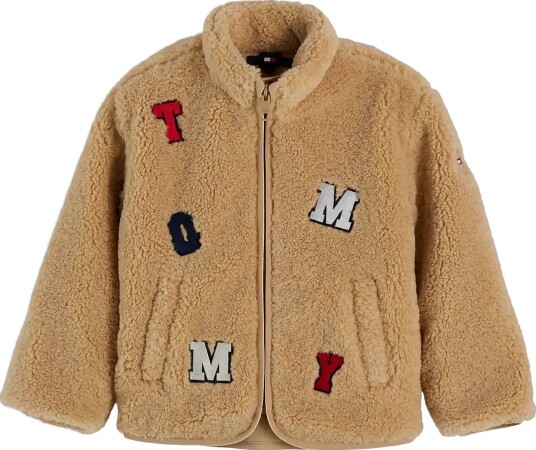 Tommy Hilfiger Lu Teddy Jacket GENTLE GOLD 116