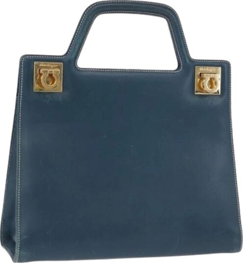 Salvatore Ferragamo Pre owned Dame Pre owned Blå ONE SIZE,