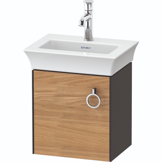 Duravit White Tulip Servantskap m/1 dør 38,4x29,8x41 cm Eik/Grafitt Høyglans