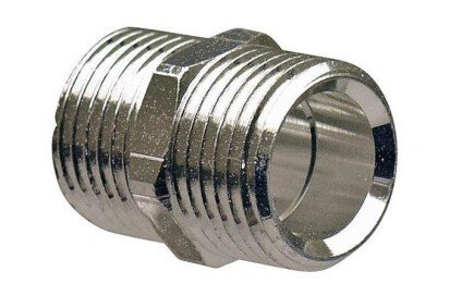 Uponor Kompresjonsnippel 1/2" Messing Rørdel MLC