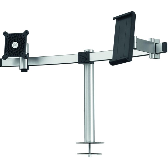 DURABLE Monitorhalter 1Monitor+1Tablet m.Tischdu Variante: silber,  [24]