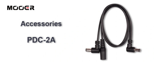 Mooer PDC2A Multi plug 2 Cable elbow Mooer PDC2A Multi plug 2 Cable elbow