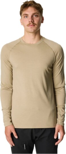 Houdini M"s Puremerino Crew Powder Green L