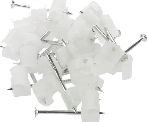 Kabelclips Rund 3-5 Mm, Nøytral, 25 Stk