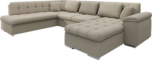 Dynir Sovesofa med sjeselong og sjeselong 5 seter Beige