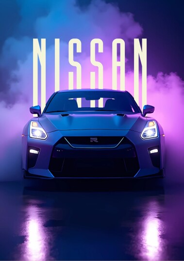 Plakat Nissan GTR