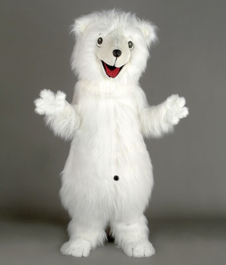 Auvergne Jouets Isbjørn "Grisli" maskot Auvergne Jouets Isbjørn "Grisli" maskot