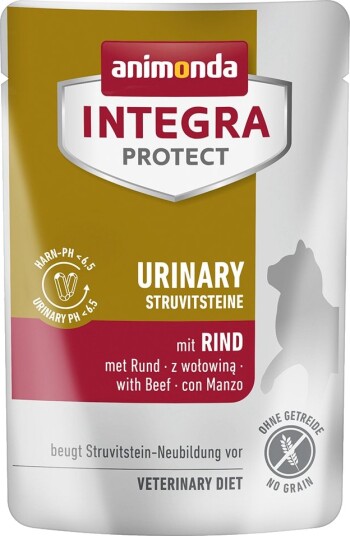 Animonda Integra Våtfôr Adult Protect Urinstein Med Okse 24 X 85 G