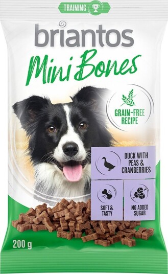 Briantos Mini Bones For Hunder Kornfri Oppskrift 2 X Med Laks Gulrot Og Timian 200 G 2 X 200 G