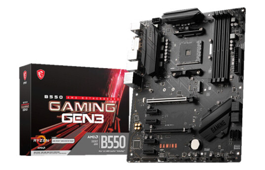 MSI B550 GAMING GEN3 - AMD B550 - AMD AM4 socket - DDR4 RAM - ATX