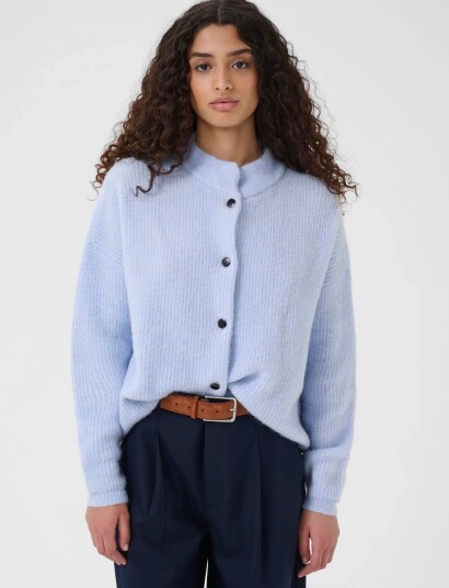 Gestuz Alphagz Short Cardigan Blue XS Gestuz Alphagz Short Cardigan Blue XS