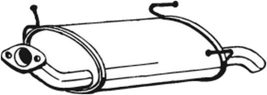 Bakre eksospotte BOSAL 145-135