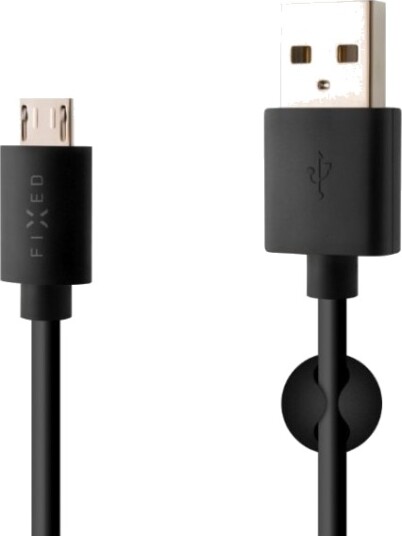 Usb-Kabel Fast Usb-A Til Microusb 1 M Sort Fixd-Um-Bk