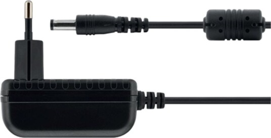 DELTACO Strømadapter 100-240V AC 50-60Hz til 12V DC 1A 1.5m Svart PS12-10B