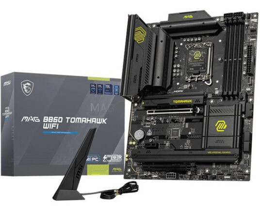 MSI MAG B860 TOMAHAWK WiFi ATX Hovedkort med DDR5 og PCIe 5.0 MSI MAG B860 TOMAHAWK WiFi ATX Hovedkort med DDR5 og PCIe 5.0
