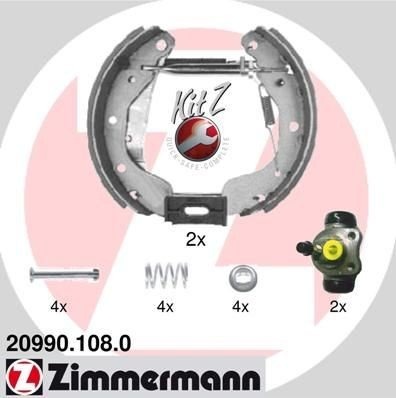 Bremsesko sett ZIMMERMANN 20990.108.0