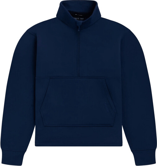 Bergans Midtli Midlayer Cropped Half Zip Women Navy M