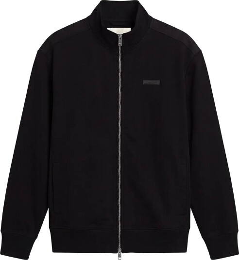 Calvin Klein Ls Dwr Prmterry Micro Logo Fz Mn Black M