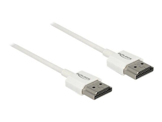 Delock High Speed HDMI with Ethernet - HDMI-kabel med Ethernet - 25 cm