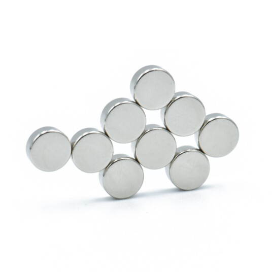 Neodym diskmagnet Ø 5 x 2 mm | Supermagnet med bæreevne 450 gram