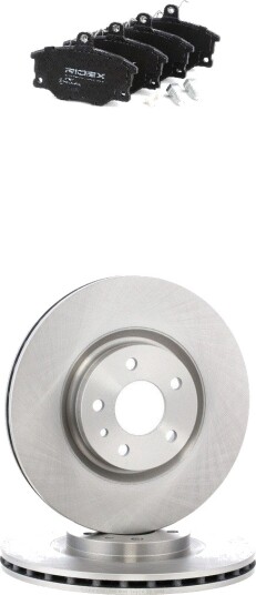 Bremseskiver og -klosser RIDEX 3405B3295