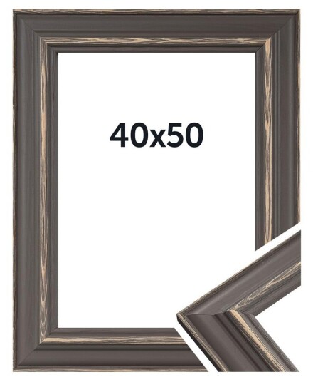 DÃRR Boho Billedramme i træ 40x50cm GrÃ¥ DÃRR Boho Billedramme i træ 40x50cm GrÃ¥