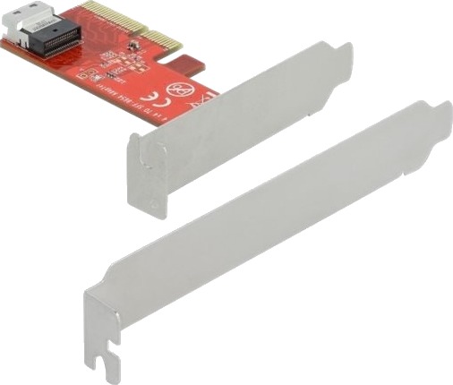 Delock Grensesnittsadapter U.2 Nvme Lav Profil Pcie 4.0 X4 90483
