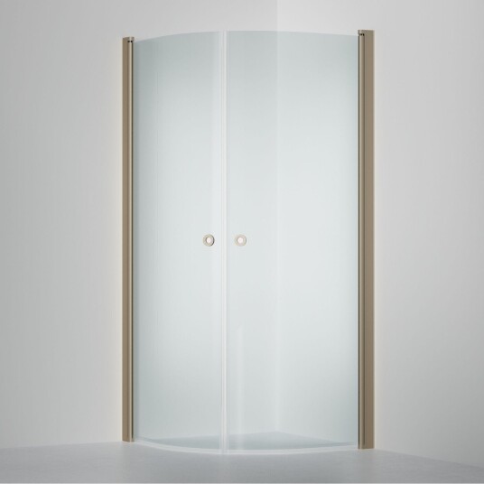 INR Iconic Nordic Rooms Dusjhjørne Linc Niagara Klart Glass,Timeless Stone / 80x80cm Timeless Glass