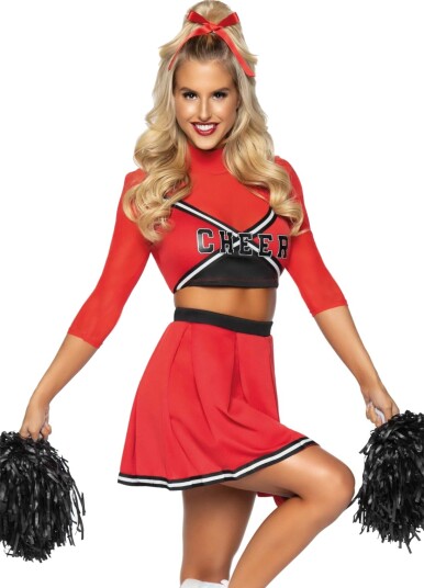 Leg Avenue Varsity Cheerleader Babe Damekostyme Leg Avenue Varsity Cheerleader Babe Damekostyme