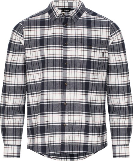 Urberg Men"s Checked Flanell Shirt Clouddancer/Navy/Fig, 3XL