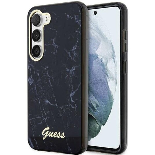 Guess Hardcase til S23+ S916 Marble Svart