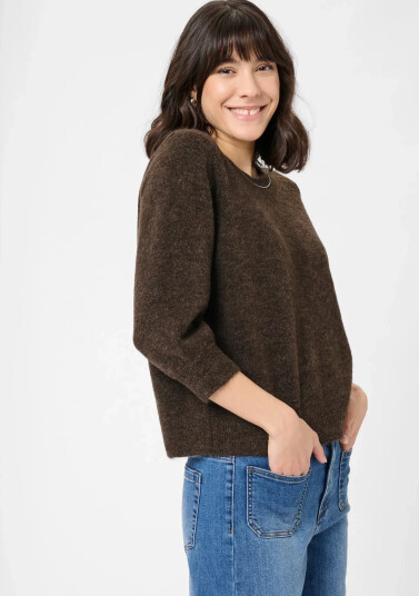 Kaffe Kameridith Pullover - Brown - M Kaffe Kameridith Pullover - Brown - M